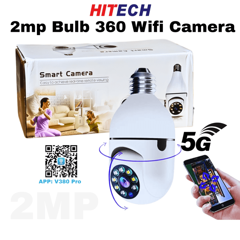 CAMERA BULB WIFI E27 2.0MP